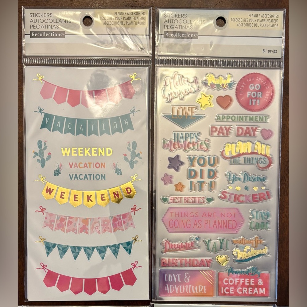 Recollections Planner Journal Sticker Bundle #3 - Picture 2 of 4